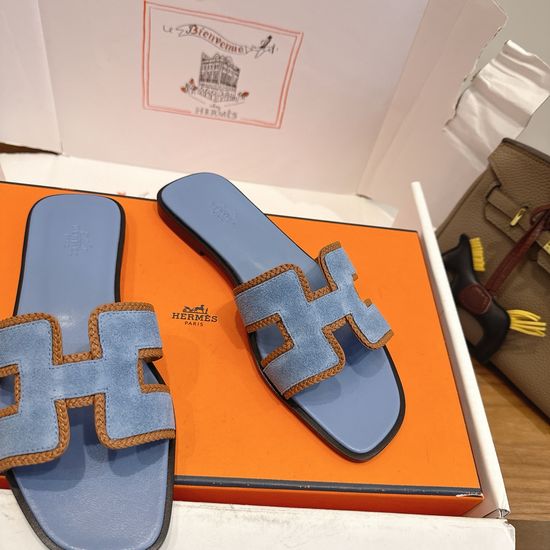 Hermes Premium Cowhide Colorblock Elevated Casual Comfort Shoes