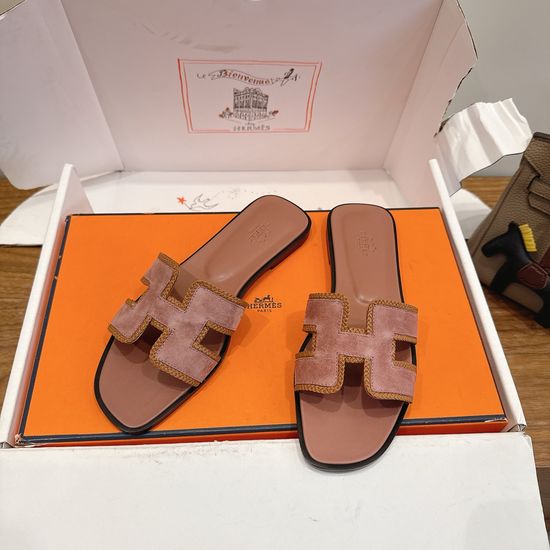 Hermes Premium Cowhide Colorblock Elevated Casual Comfort Shoes