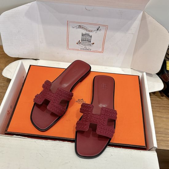 Hermes Premium Cowhide Colorblock Elevated Comfort Casual Footwear