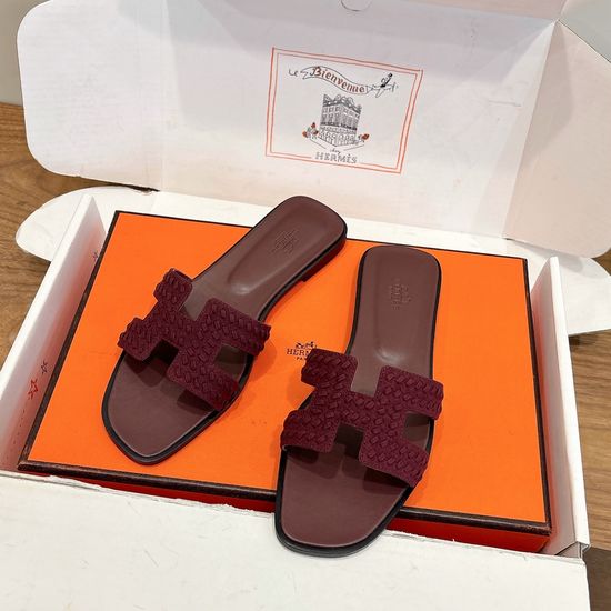 Hermes Premium Cowhide Colorblock Elevated Comfort Casual Footwear