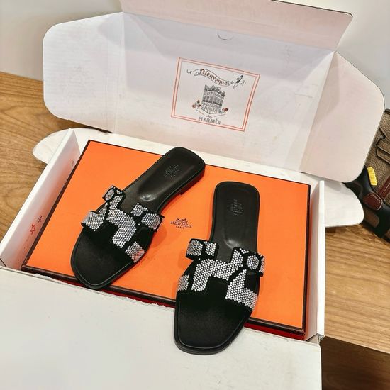 Hermes Color Block Casual Shoes Soft Breathable Leather Comfortable Sole