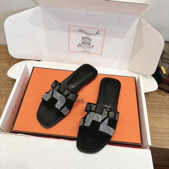 Hermes Color Block Casual Shoes Soft Breathable Leather Comfortable Sole