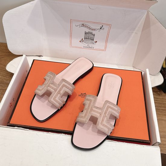Hermes Color Block Casual Shoes Soft Breathable Leather Comfortable Sole