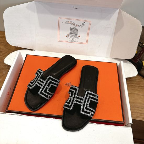Hermes Color Block Casual Shoes Soft Breathable Leather Comfortable Sole