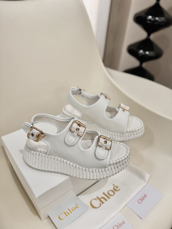 Chloe Breathable Leather Sandals Lightweight Sole Comfortable Daily Footwear