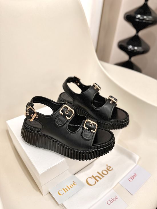Chloe Breathable Leather Sandals Lightweight Sole Comfortable Daily Footwear