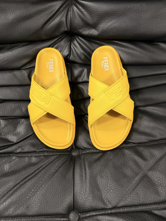 Fendi Soft Comfortable Casual Daily Wear Slide Sandals