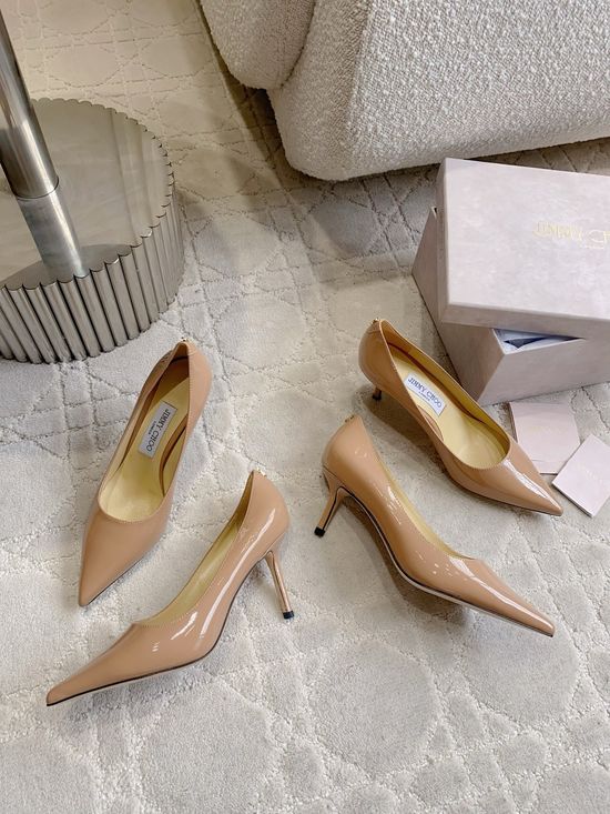 Jimmy Choo Elegant High-heeled Shoes with Love Series Design