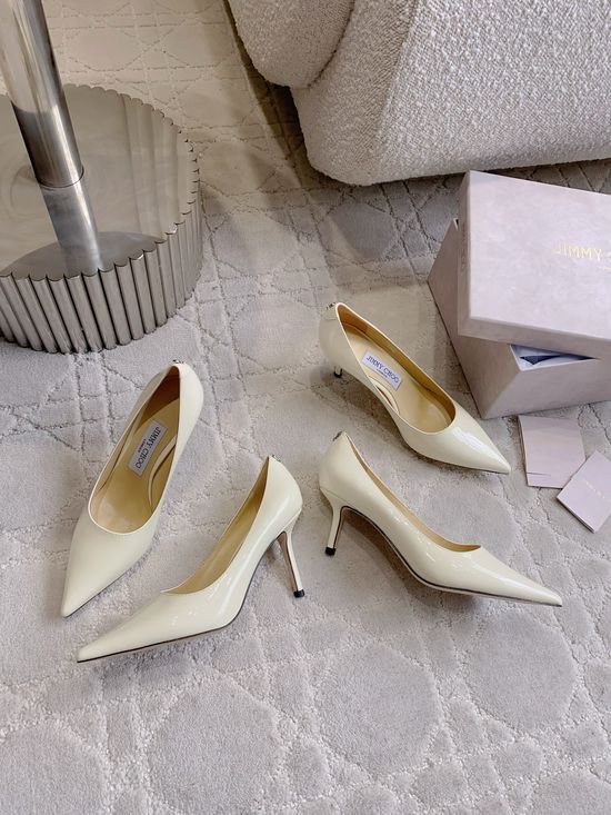 Jimmy Choo Elegant High-heeled Shoes with Love Series Design
