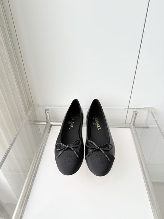 Chanel Classic Leather Sole Ballet Flats
