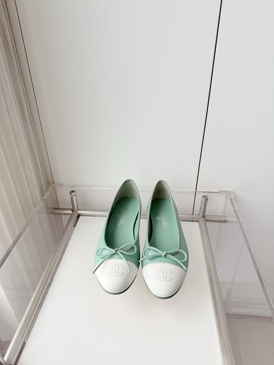 Chanel Classic Leather Sole Ballet Flats