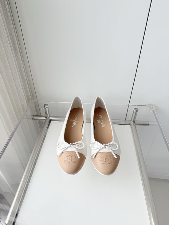 Chanel Classic Leather Sole Ballet Flats