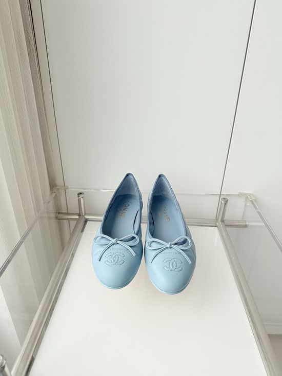 Chanel Classic Leather Sole Ballet Flats