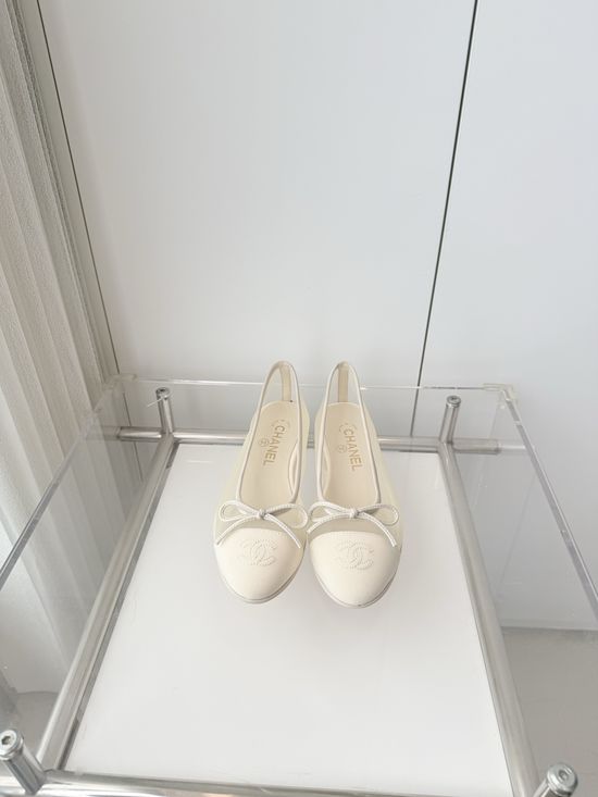 Chanel Classic Leather Sole Ballet Flats
