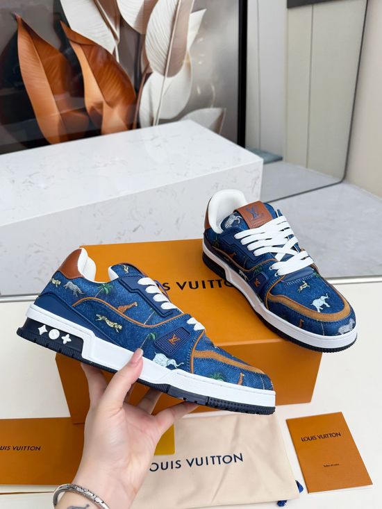 Louis Vuitton Vintage Leather Premium Comfortable Skate Sneakers